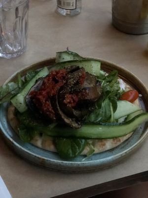 Mushroom shawarma  at The Kourmpeti - To Koypmtteti in Thessaloniki