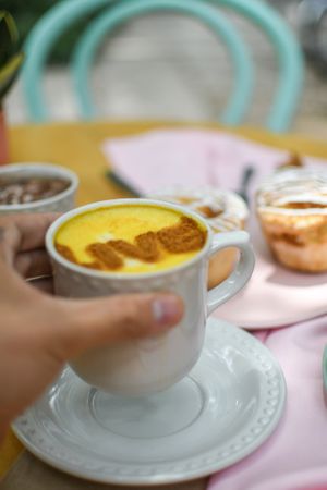 Golden milk  at La Otilia - Polanco in Mexico City