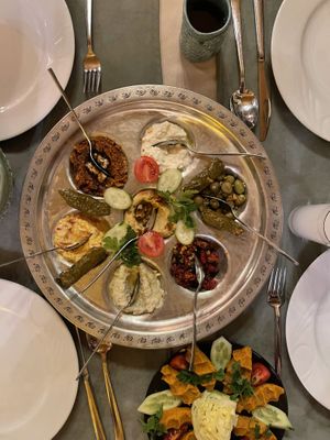 Mmmm mezzes!   at Leyli Muse Mutfak in Mardin