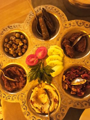 Antipasto vegano at Leyli Muse Mutfak in Mardin
