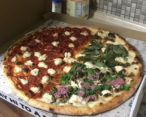 Late night delivery - rich bitch vegan. My favourite!  at Pie Spot in Kyiv