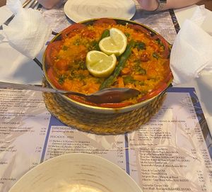 Paella de verduras   at El Cortijillo in Mijas