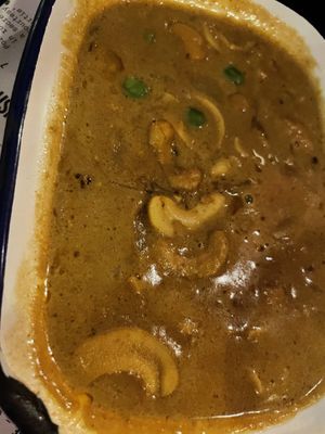Curry and cashews   at The Coconut Tree in Bath