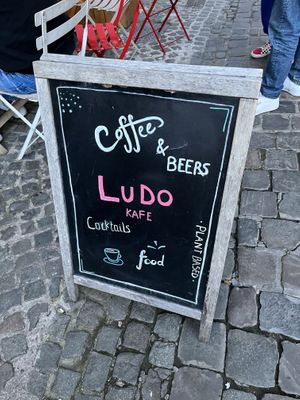 entrance - all vegan😄 at LUDO in Ghent