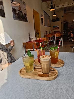 Coffee and lemonades at LUDO in Ghent