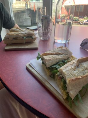 Sandwiches pikachu and la regina   at LUDO in Ghent