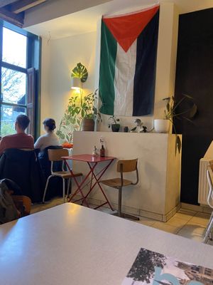 Please abstain from politics in your vegan restaurant  at LUDO in Ghent