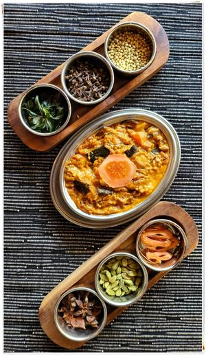 Aubergines and Tomato Curry. at Malayalam in Eastbourne