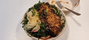 Miso Eggplant with tofu at Fishbowl in Docklands