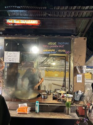 Pad Thai food cart  at Pad Thai Cart in Pai