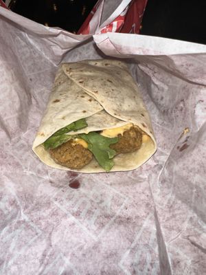 Vegan wrap   at Out Fry in Versailles