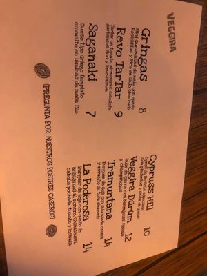   at Veggira in Bilbao