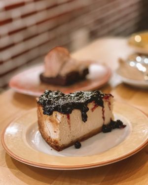 Cheescake  at Veggira in Bilbao