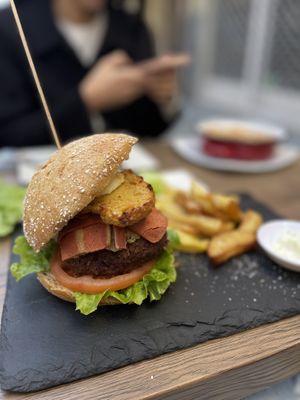 Burger   at Veggira in Bilbao