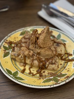 Gofre de banoffee  at Veggira in Bilbao