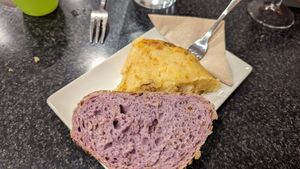 Tortilla pintxo at Veggira in Bilbao