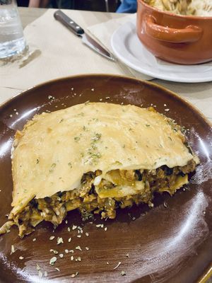 Lasaña  at Veggira in Bilbao