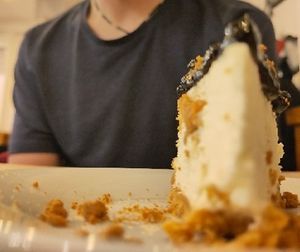 Vegan Cheesecake at Veggira in Bilbao