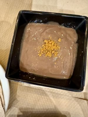 Natillas de chocolate  at Veggira in Bilbao