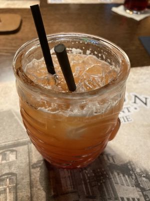 Attention: they serve the ‘Zombie’ cocktail with a gummy bear made out of gelantine  at Neptun in Swinoujscie