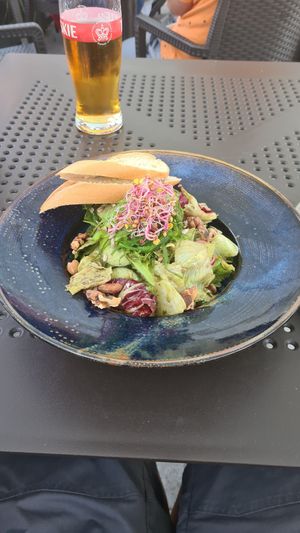 Delicious salad with wakame at Neptun in Swinoujscie