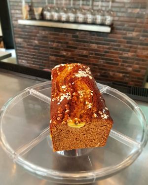 Chia-made banana bread at Chia Chill Café in Madrid