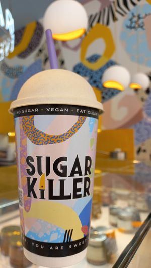 Matcha Latte at Sugar Killer in Athens