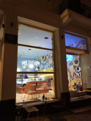 The entrance #Veganuary at Sugar Killer in Athens