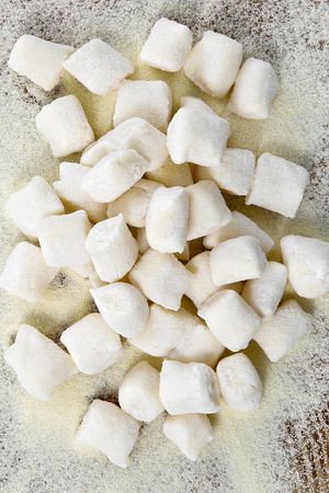 Fresh homemade Gnocchi at Le Vitel Étonné in Turin