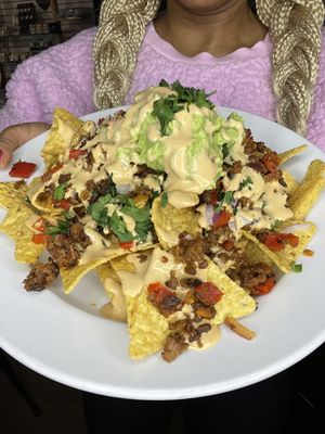 Secret menu item: nachos #Veganuary at Love n Light in St Louis