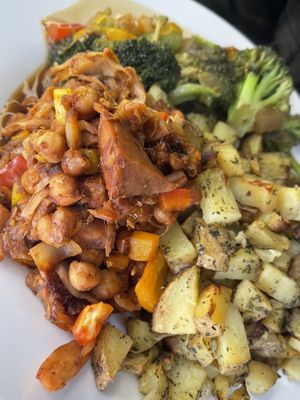 BBQ Jackfruit Platter  at Love n Light in St Louis