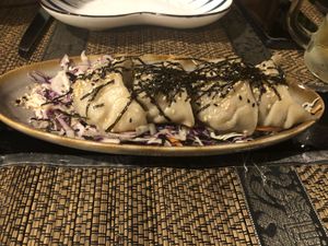 Shitake gyozas  at Poke Bowl in Koh Chang
