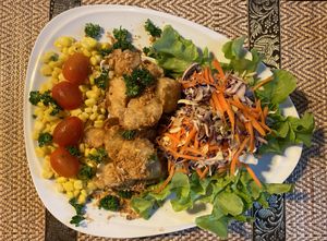 Garlic Tofu Salad  at Poke Bowl in Koh Chang