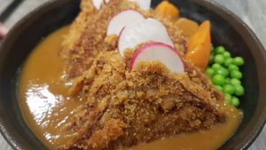 Tofu katsu curry rice bowl at Kato - City Centre in Newcastle Upon Tyne