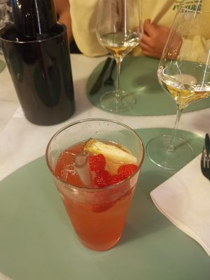 Raspberry limonade at Entrega430 X Veggiezz in Linz