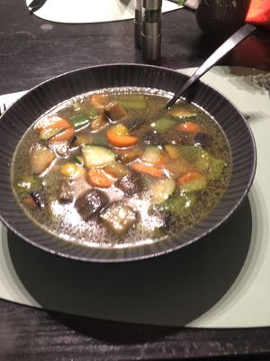 Veggie soup  at Entrega430 X Veggiezz in Linz