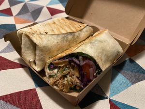 Gyros Wrap  at Entrega430 X Veggiezz in Linz