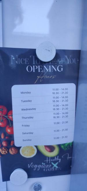 current opening hours at Entrega430 X Veggiezz in Linz