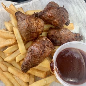 Chicken wings! Vegan!   at Garden Patch by the Sea in Quincy