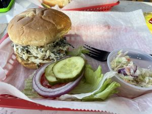 Lobster roll   at Garden Patch by the Sea in Quincy