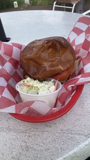 Chickn sandwich was delish    at Garden Patch by the Sea in Quincy