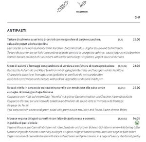 I tried the vegan mousse of canellini beans - yummi!   at Fiore di Pietra in Capolago