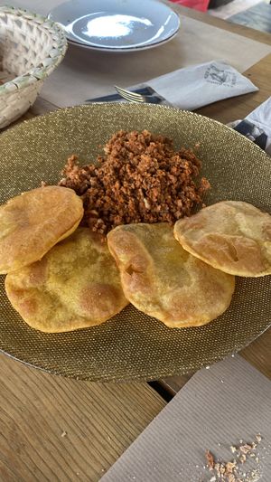 Tortos veganos  at San Jorge in Nueva
