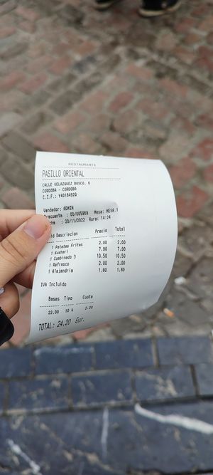  at Pasillo Oriental in Cordoba