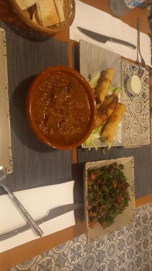 Platos varios at Pasillo Oriental in Cordoba