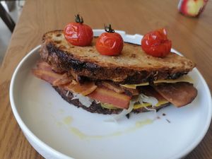 Sweet coronation sandwich at BIG Sister in Nancy