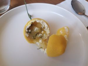 "From the lemon tree" dessert at BIG Sister in Nancy