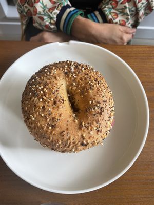 Coronation bagel  at BIG Sister in Nancy