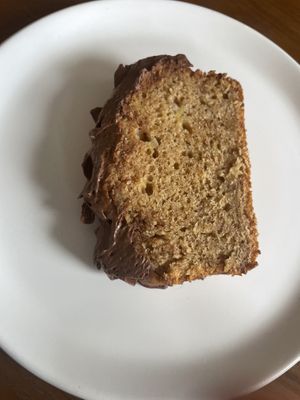 Banana cake with chocolate mousse   at BIG Sister in Nancy