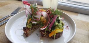 Avocado toast at BIG Sister in Nancy